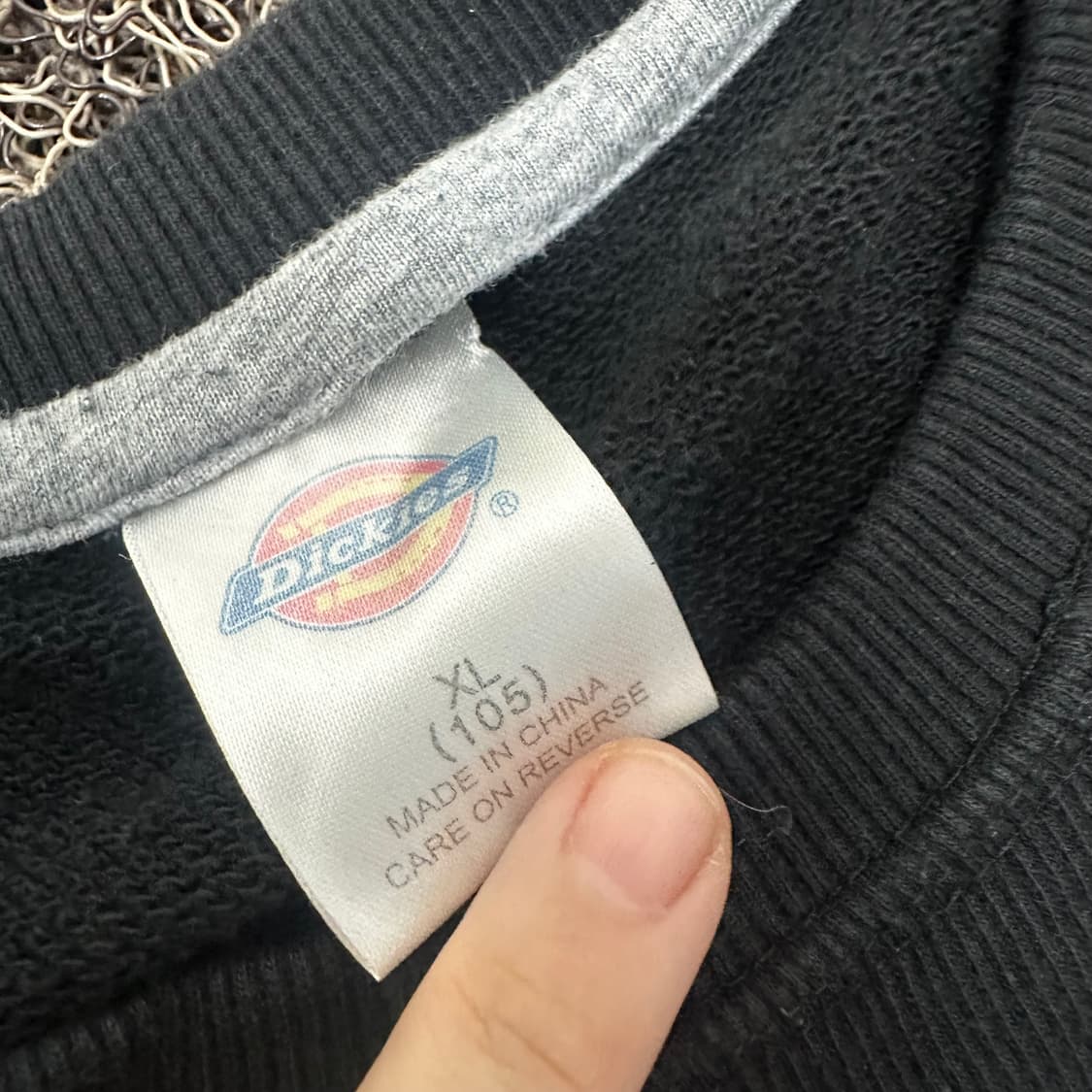 Dickies 디키즈 맨투맨 블랙 105(XL) 상품이미지4