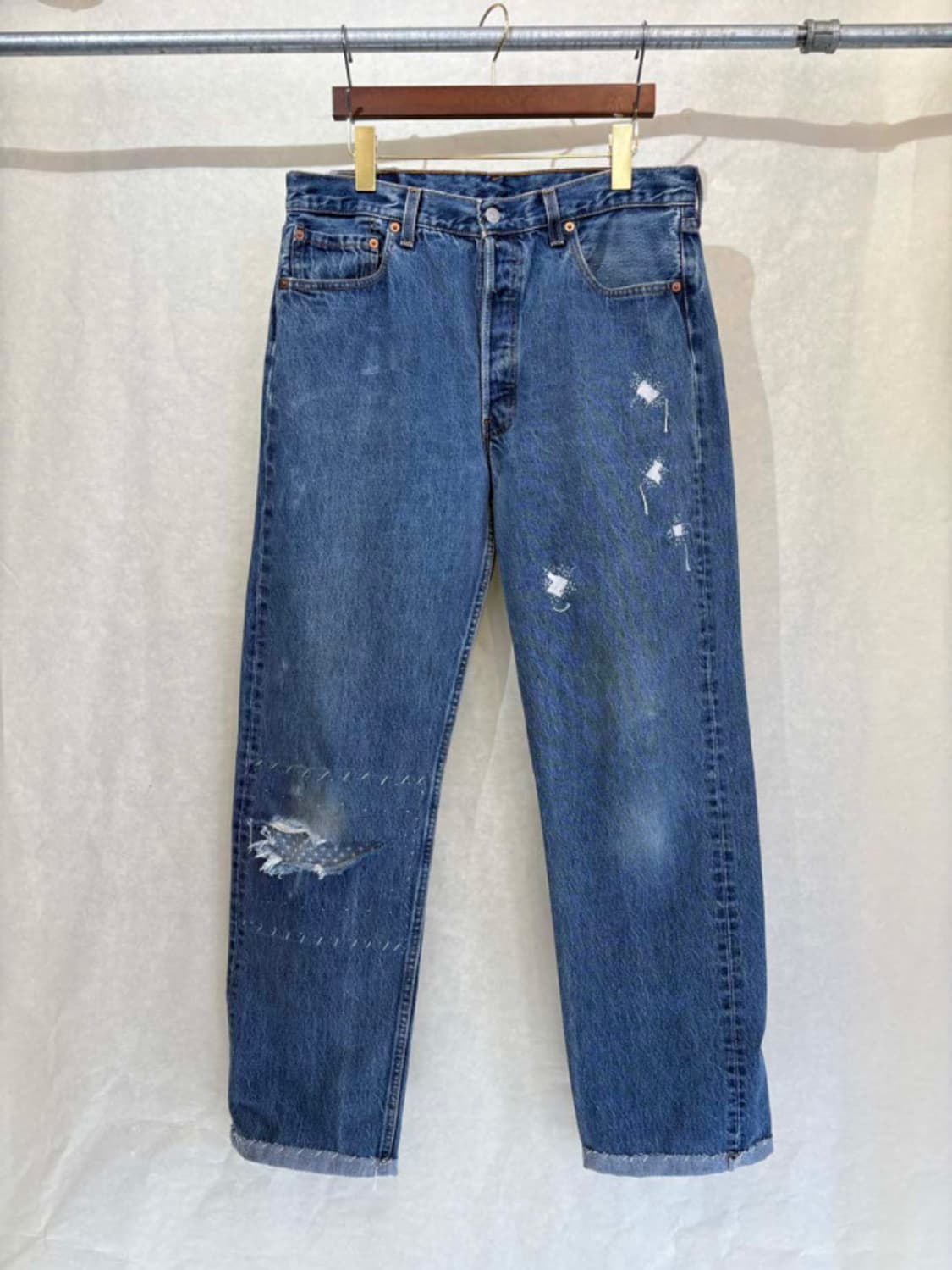 90s LEVI’s 사시코 리페어 501 상품이미지1