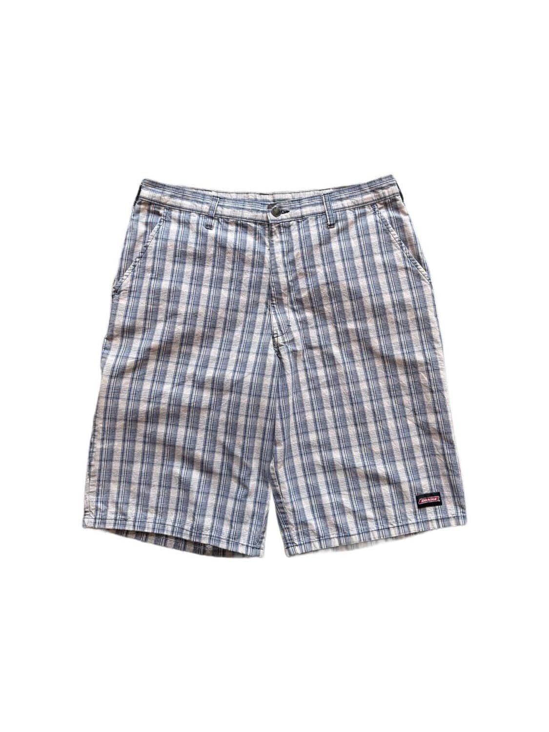90-00s 디키즈 체크패턴 쇼츠 (31-32) 상품이미지1