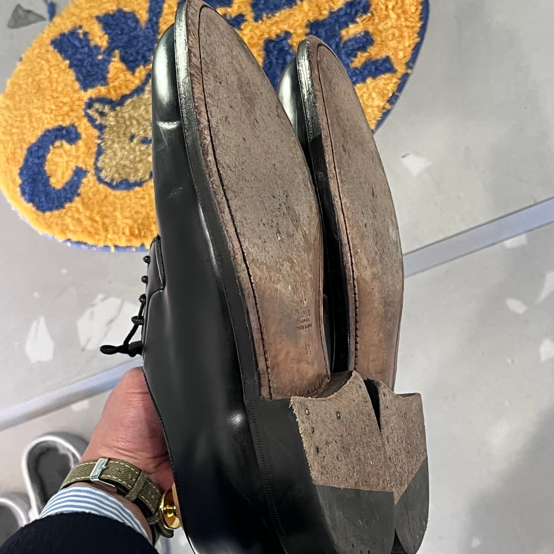 [uk8.5, 275] 얀코 허드슨1 블랙 더비 홍창 상품이미지3