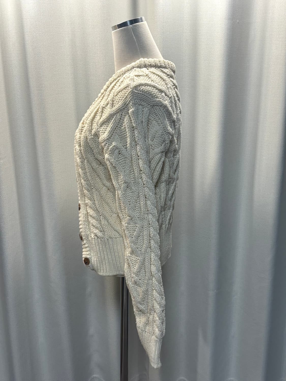 베이지 니트 가디건 상품이미지2