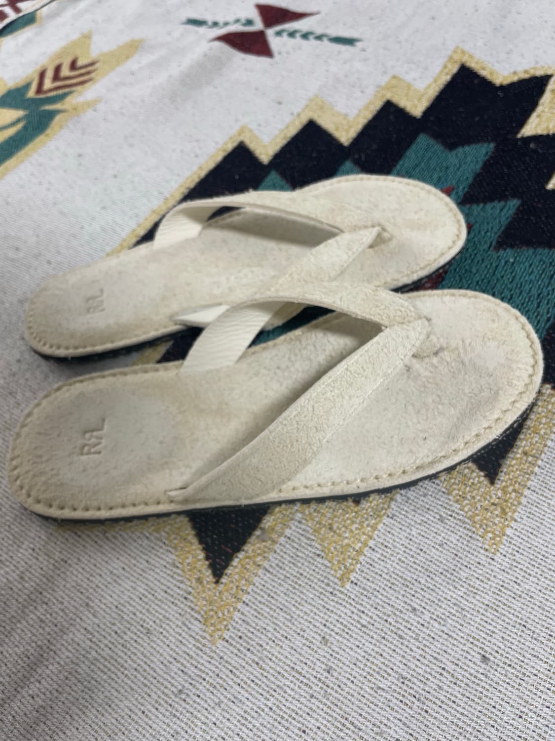 RRL 러프라웃 스웨이드 플립플랍 샌들(8) 상품이미지4