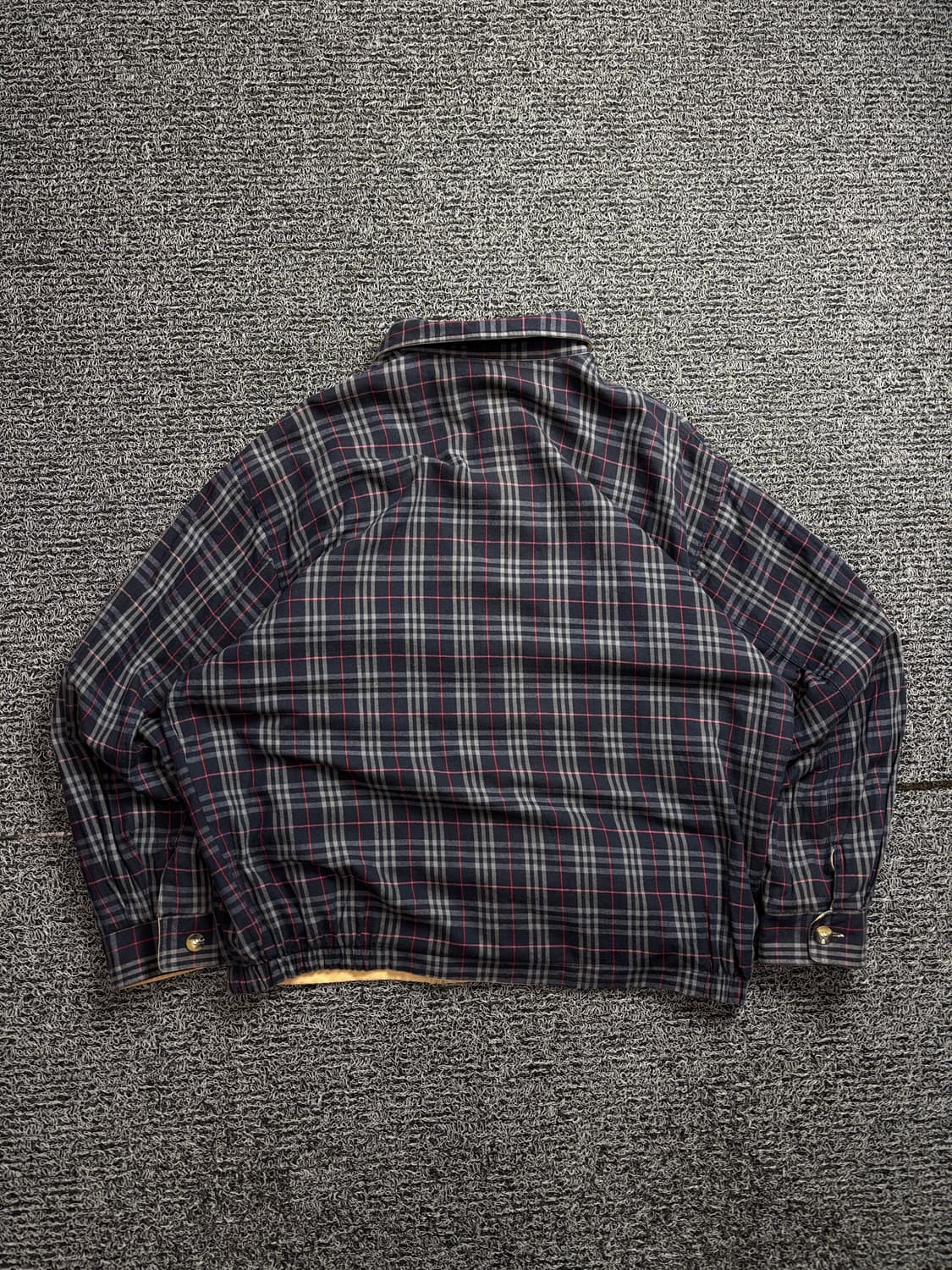 버버리 리버시블 타탄 체크 블루종 자켓 2267 상품이미지4