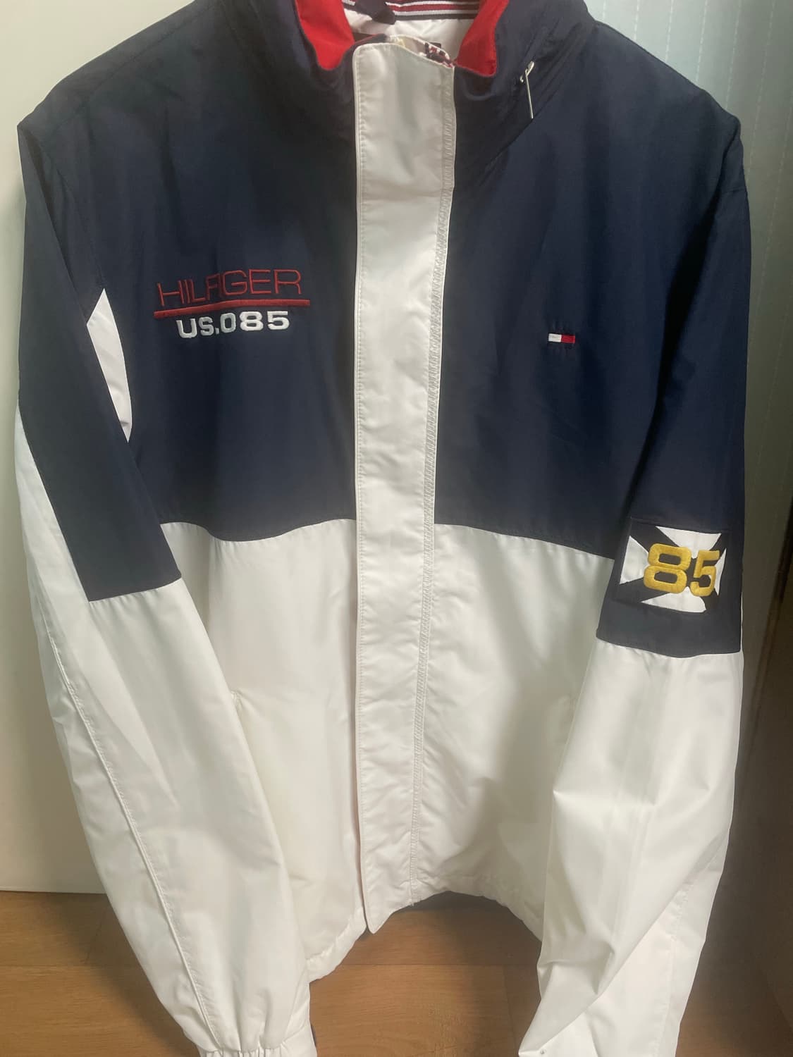 타미힐피거 바람막이 자켓 L 네이비/화이트 상품이미지1