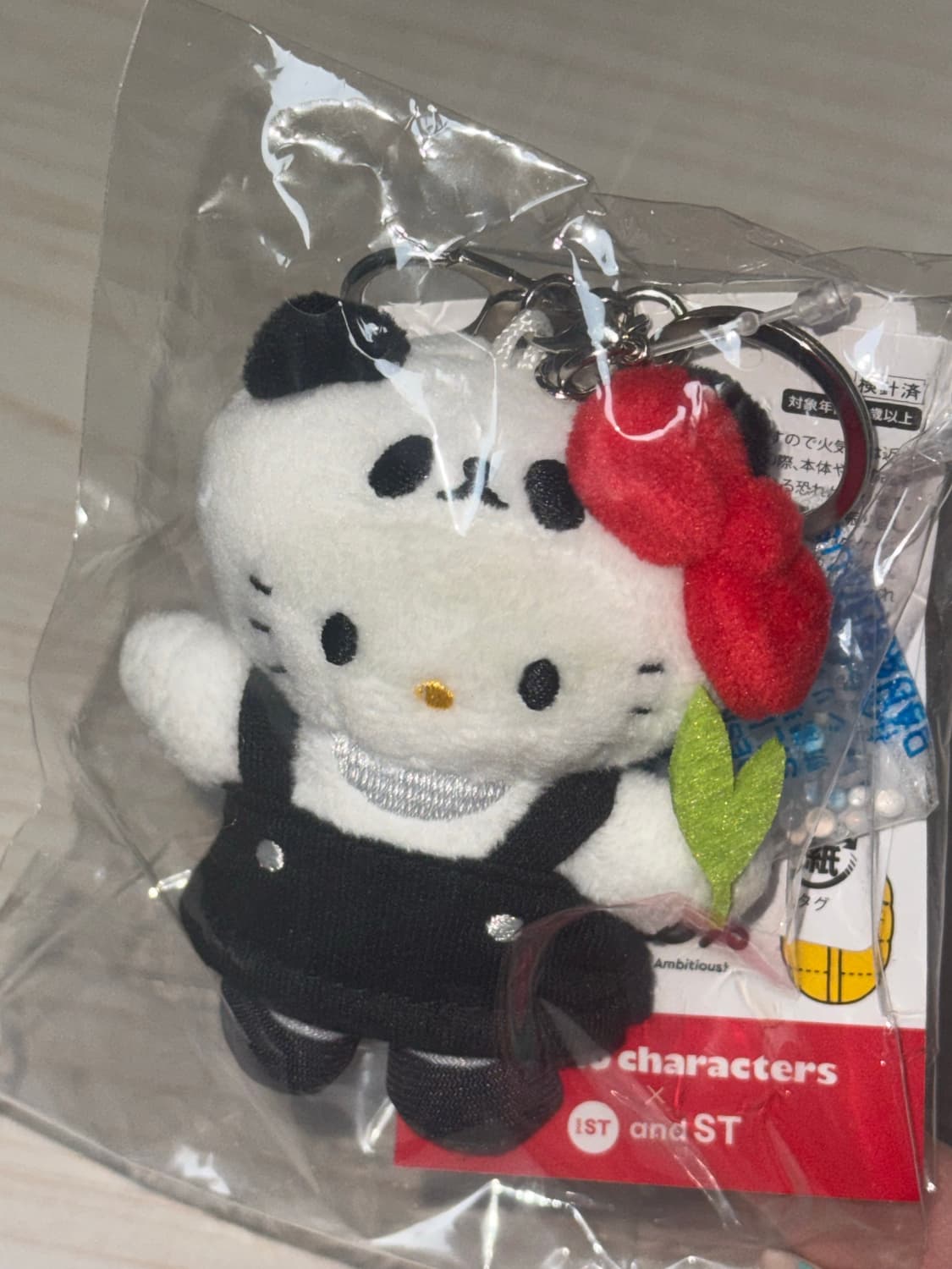 산리오 헬로키티 미퍼센트 me% 마스코트 키링 키홀더 - 판다 상품이미지1