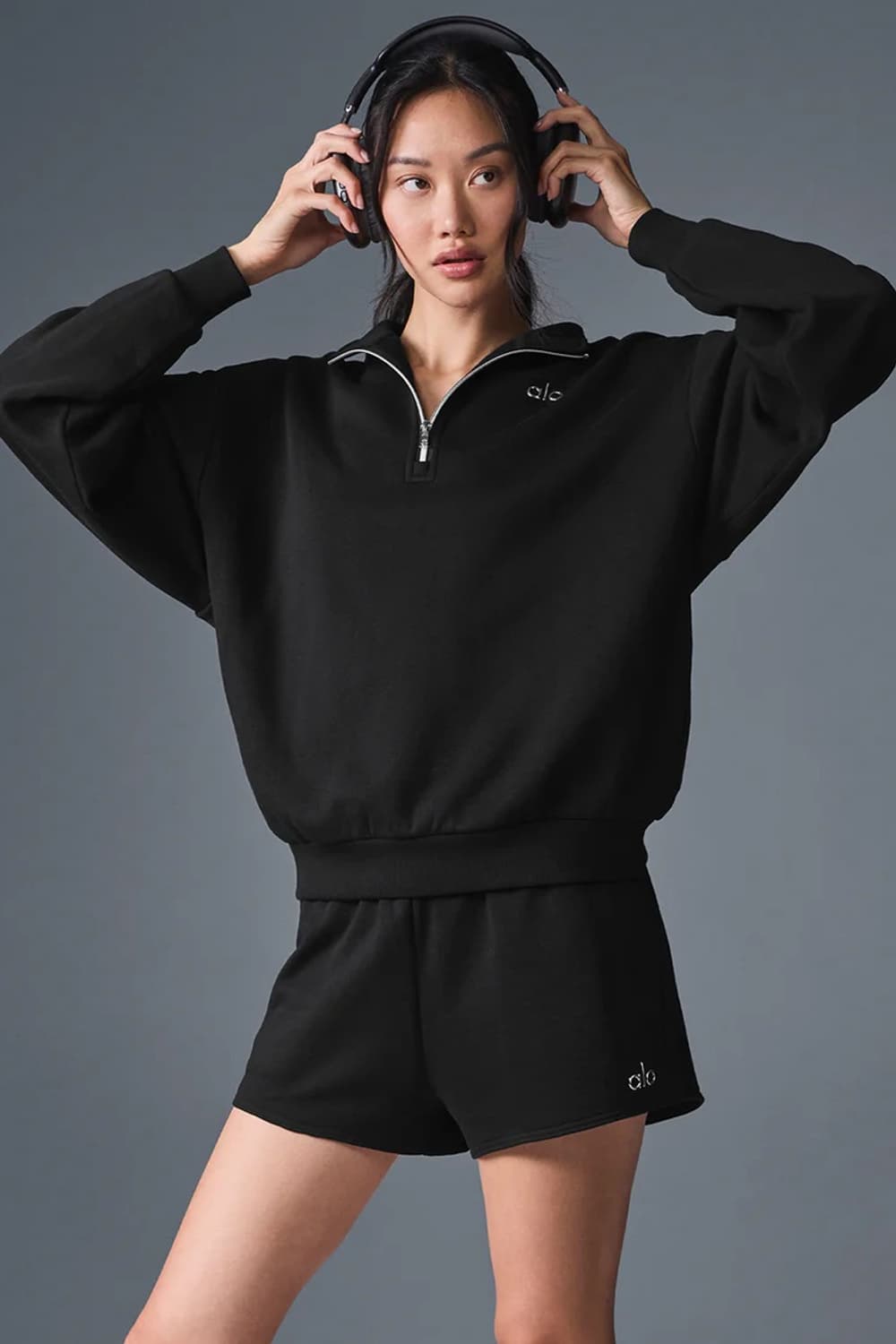 알로 요가 Alo Accolade Shorts 쇼츠 반바지 (블랙) 상품이미지2