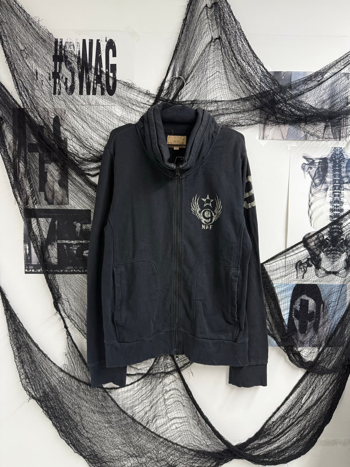00s mood patch two way zip up 상품이미지2
