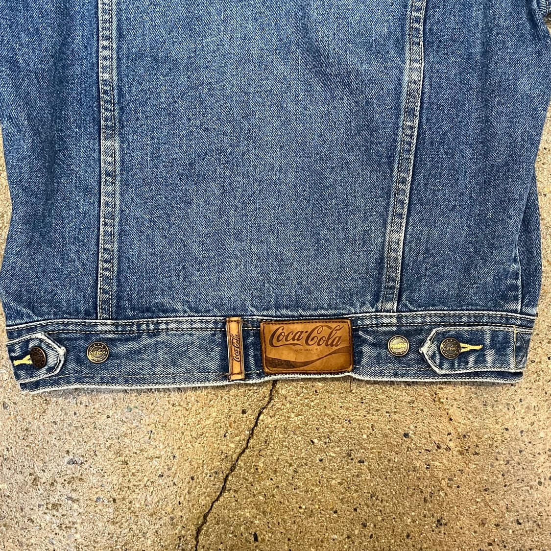 레어 90s 빈티지 USA 코카콜라 데님자켓 청자켓 상품이미지6