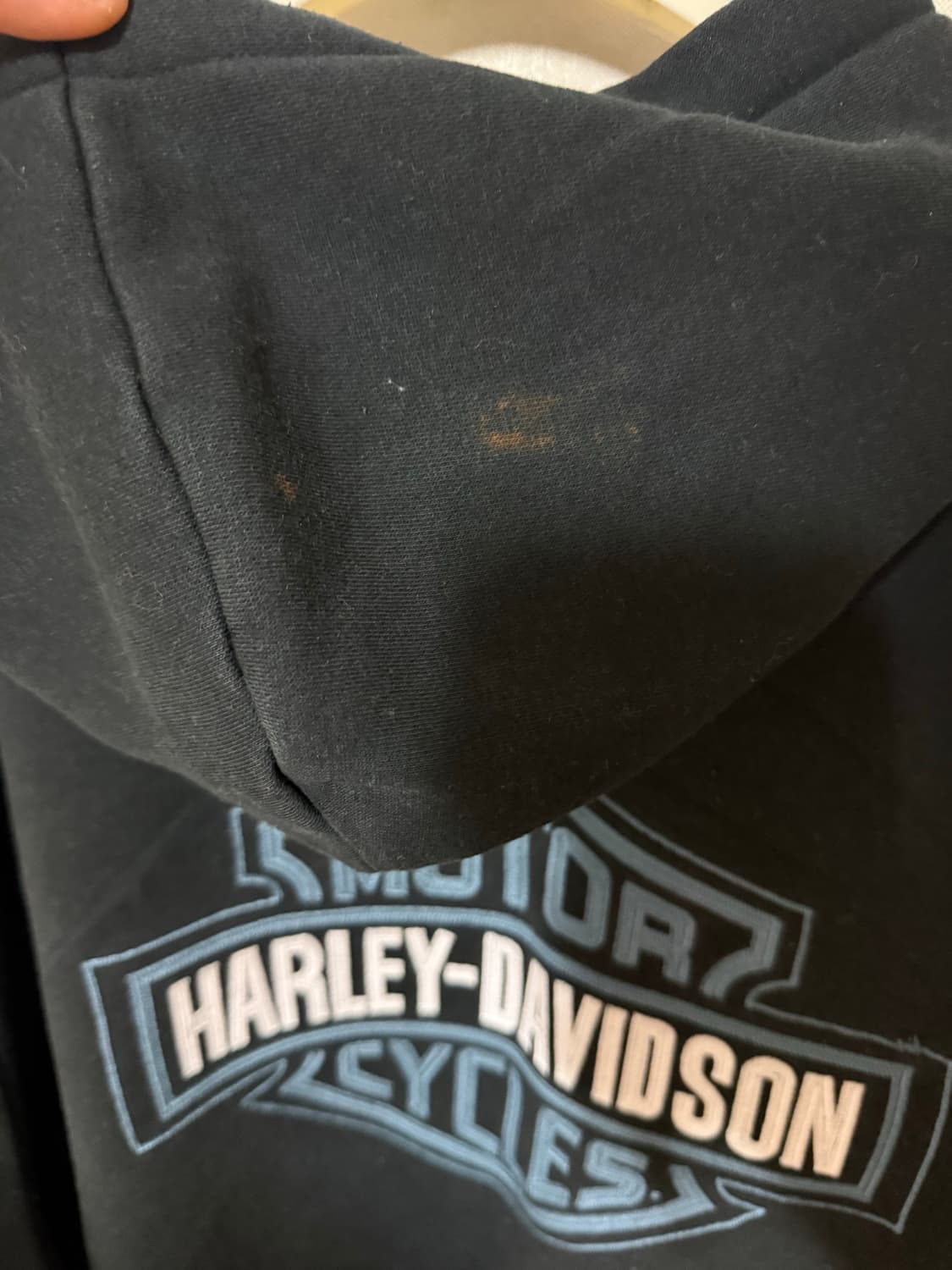 XL) 빈티지 할리데이비슨 후드집업 롱슬리브 반팔 상품이미지4