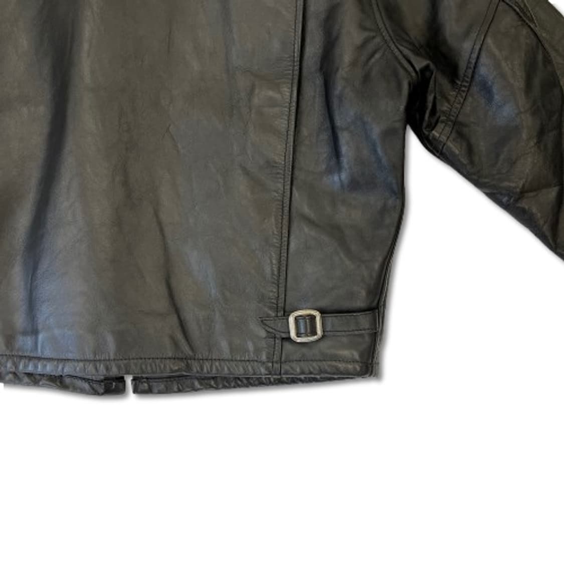 쇼트 리얼 레더 블랙 재킷 상품이미지8