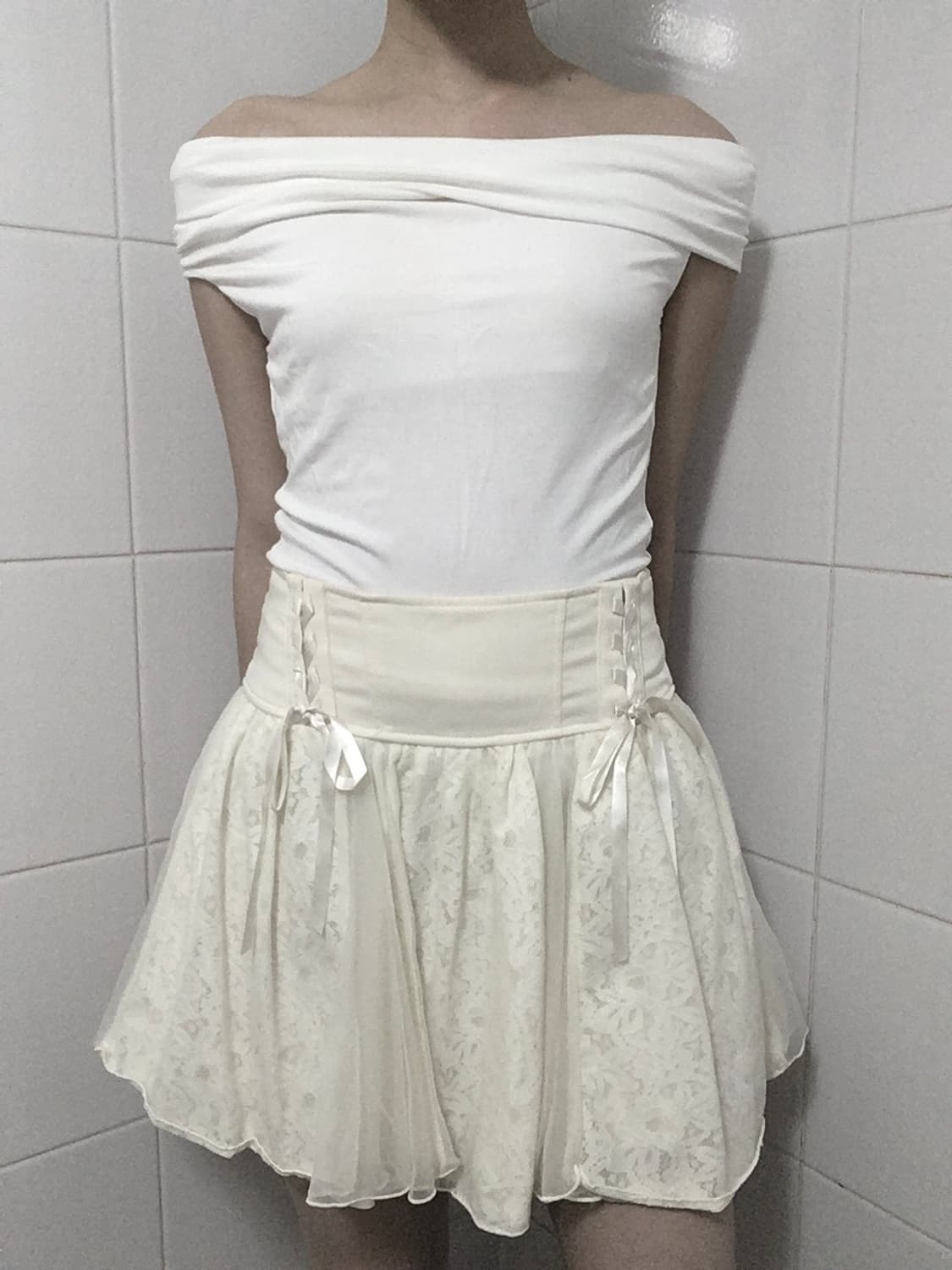 LIZ LISA 히메갸루/발레코어 레이스 미니스커트 상품이미지3