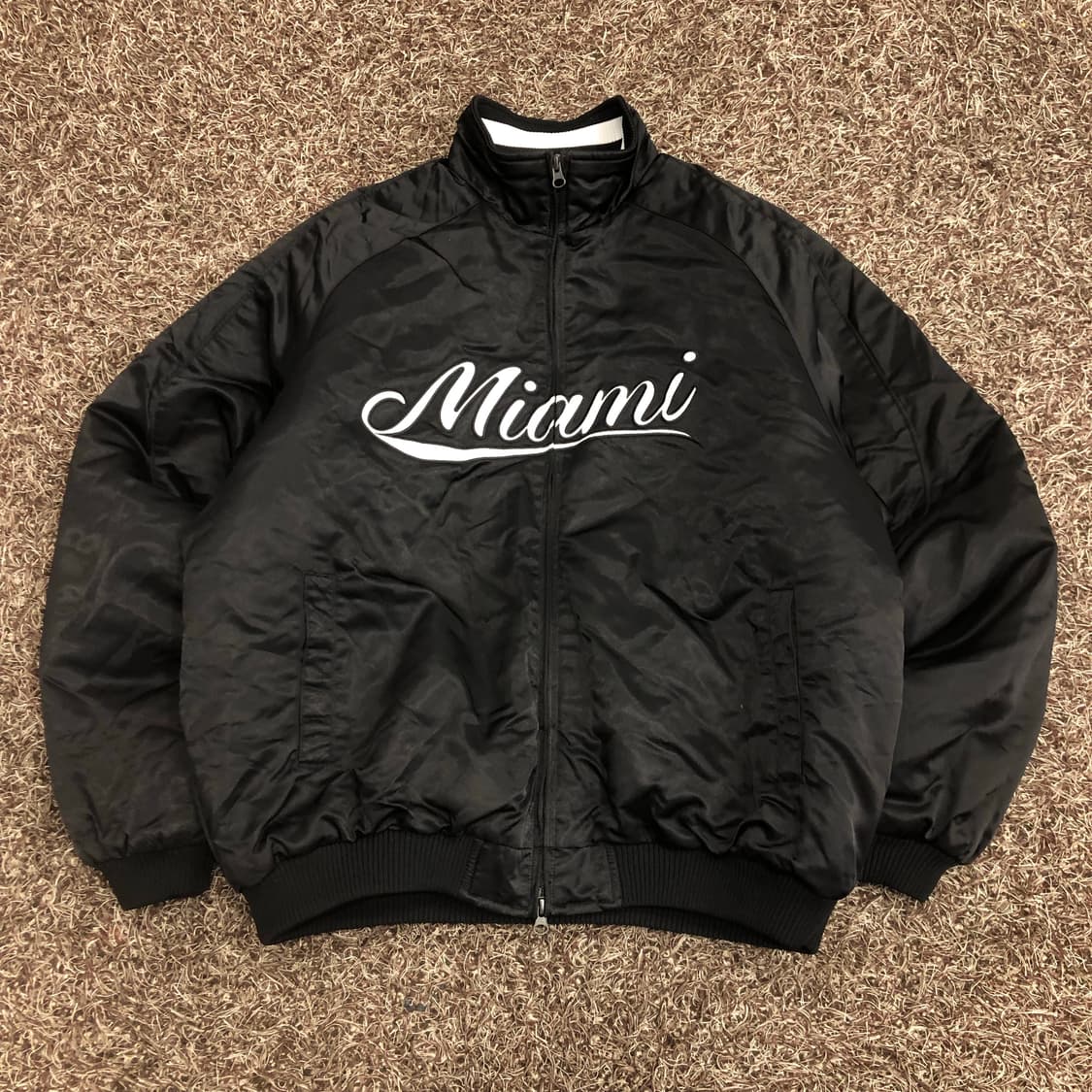 세컨모놀로그 투웨이 마이애미 베이스볼 트윌 점퍼 상품이미지3