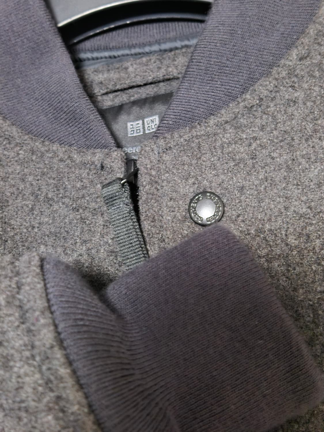 유니클로 엔지니어드가먼츠 콜라보 쇼트블루종 다크그레이 M사이즈 상품이미지7