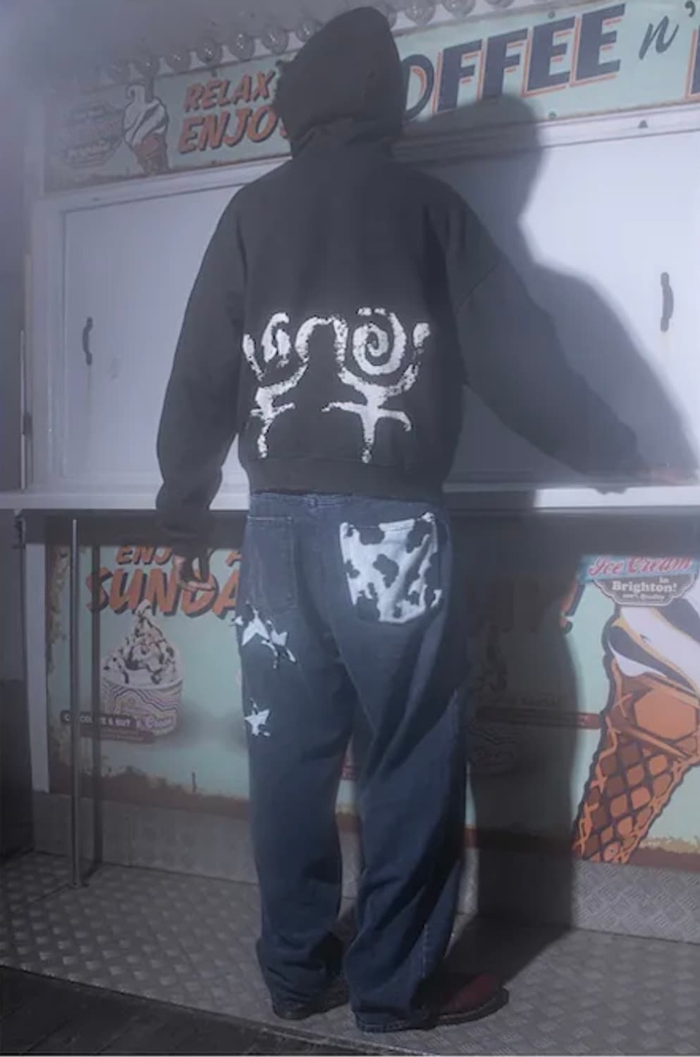 이알티알 cow star denim pants blue_다크블루 상품이미지3