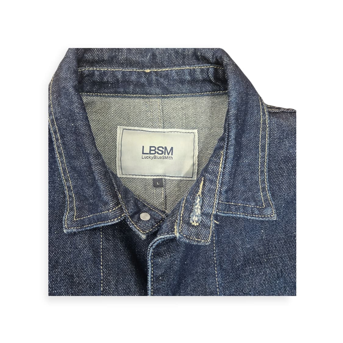 LBSM 데님 자켓 워크웨어 스타일 상품이미지4