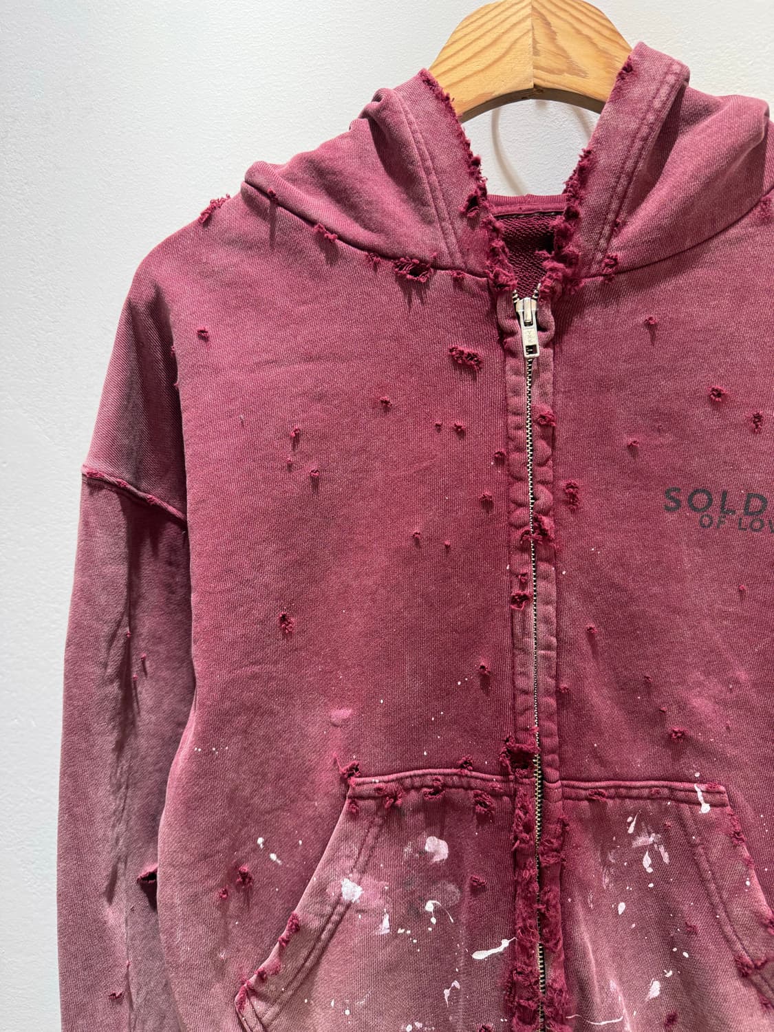 빈티지 크롭 후드집업(여성) 상품이미지2