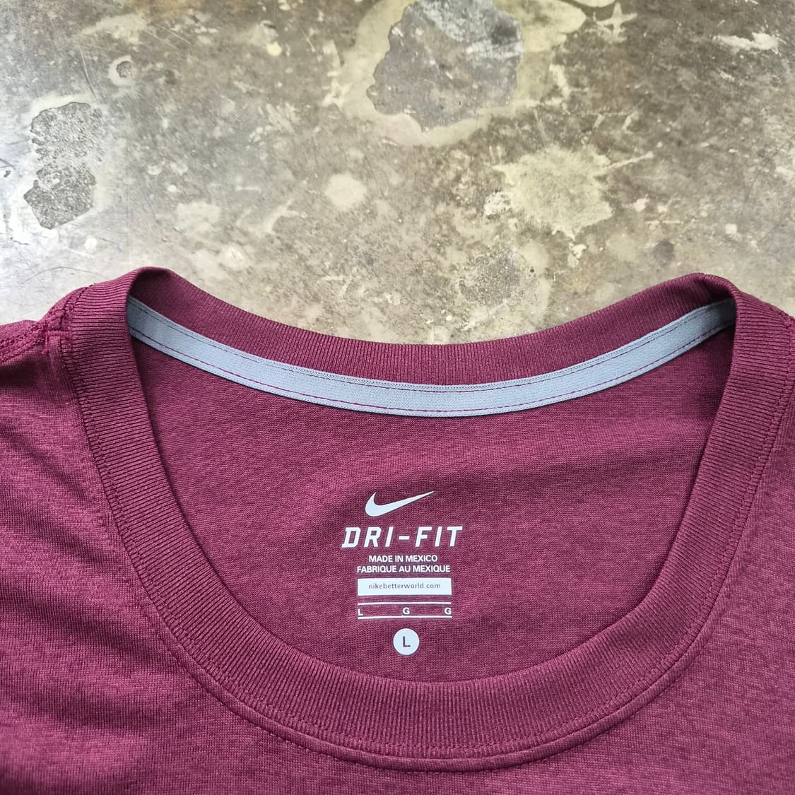 L) 나이키 런닝 반팔티 반팔티셔츠 런닝코어 상품이미지3