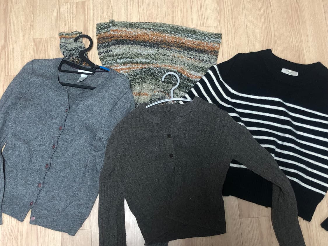 울 니트 가디건 4pc 일괄 5만원 ❄️ 상품이미지1