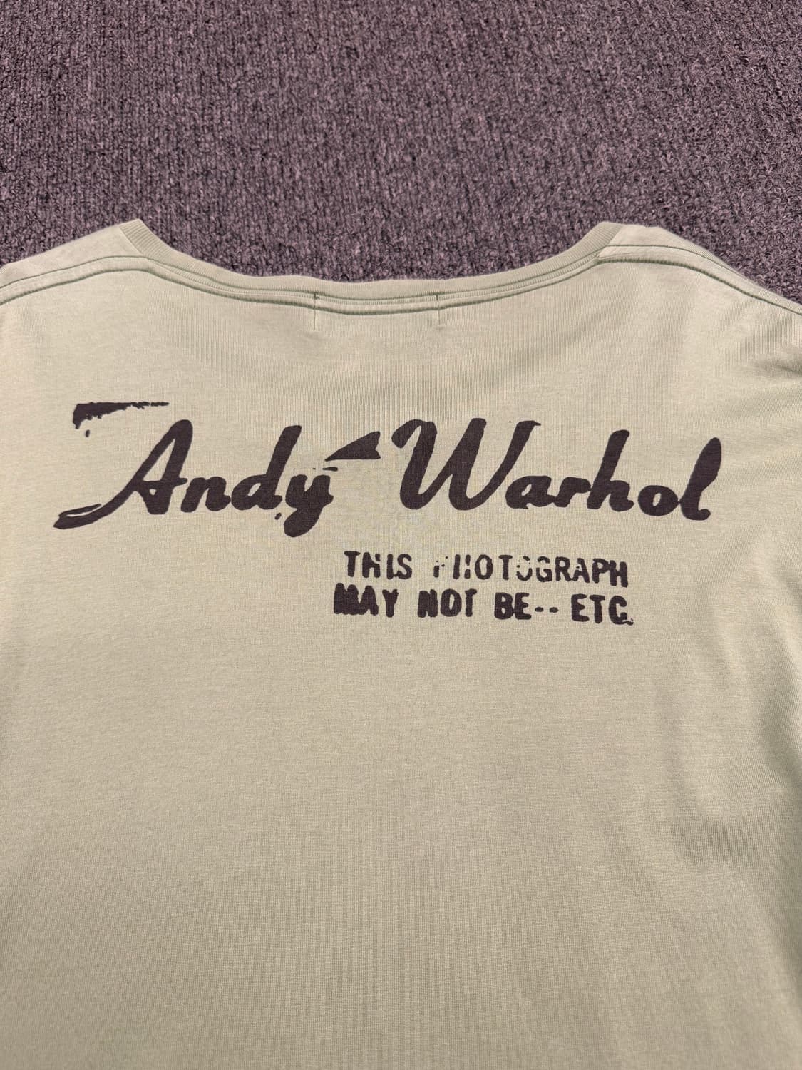 M) 히스테릭 글래머 빈티지 앤디워홀 프린팅 롱슬리브 상품이미지5