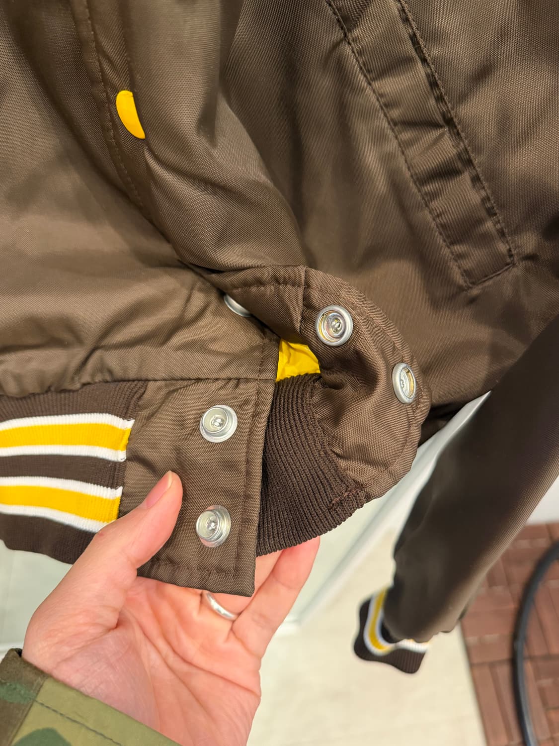 90s Butwin 빈티지 스타디움 새틴 자켓 (made in USA) 상품이미지3