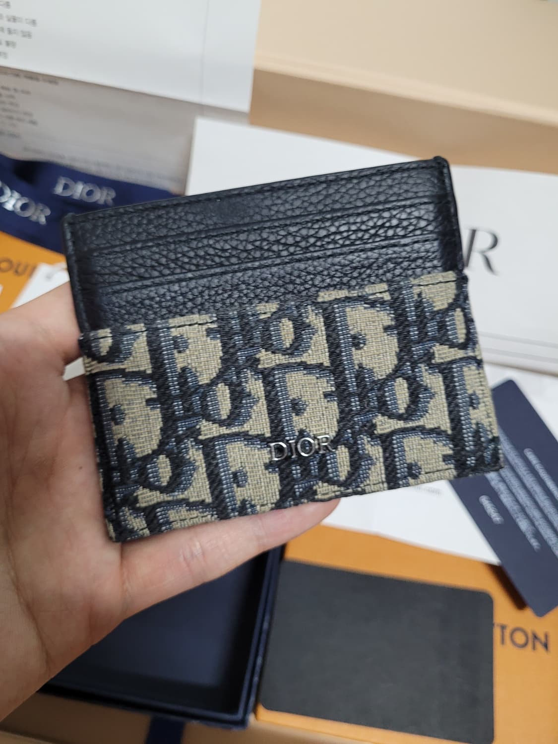 디올 오블리크 카드지갑 상품이미지2