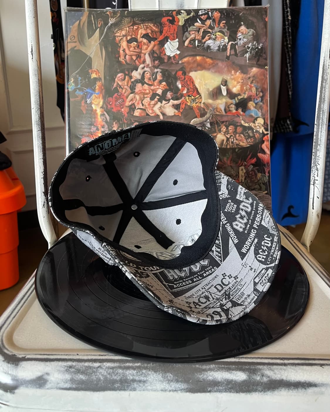 2000s AC/DC Official Collage Print Cap 상품이미지9