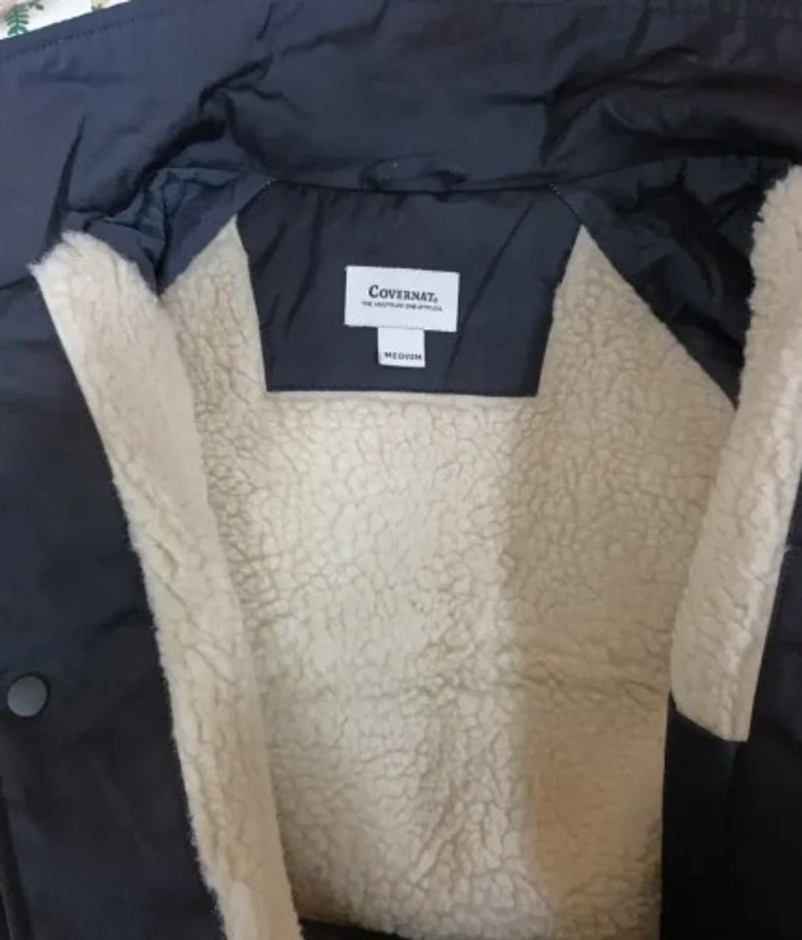 커버낫 남성 네이비 쉐르파코치자켓 상품이미지4