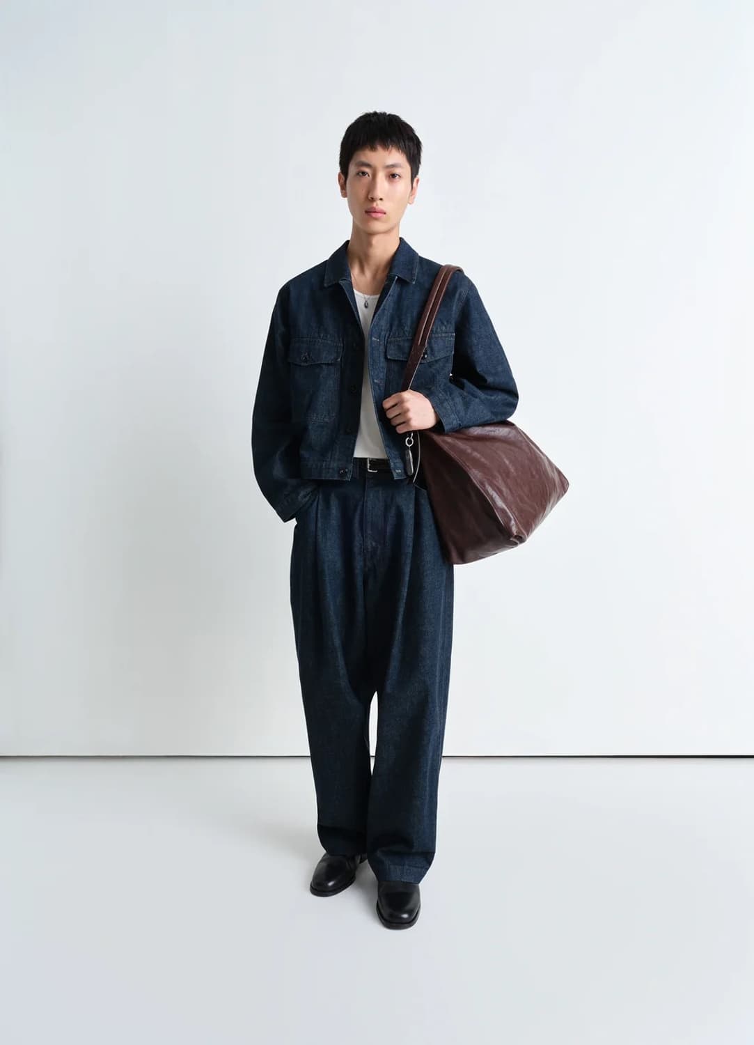 (48) Lemaire 24fw 인디고 데님 트러커 자켓 상품이미지1
