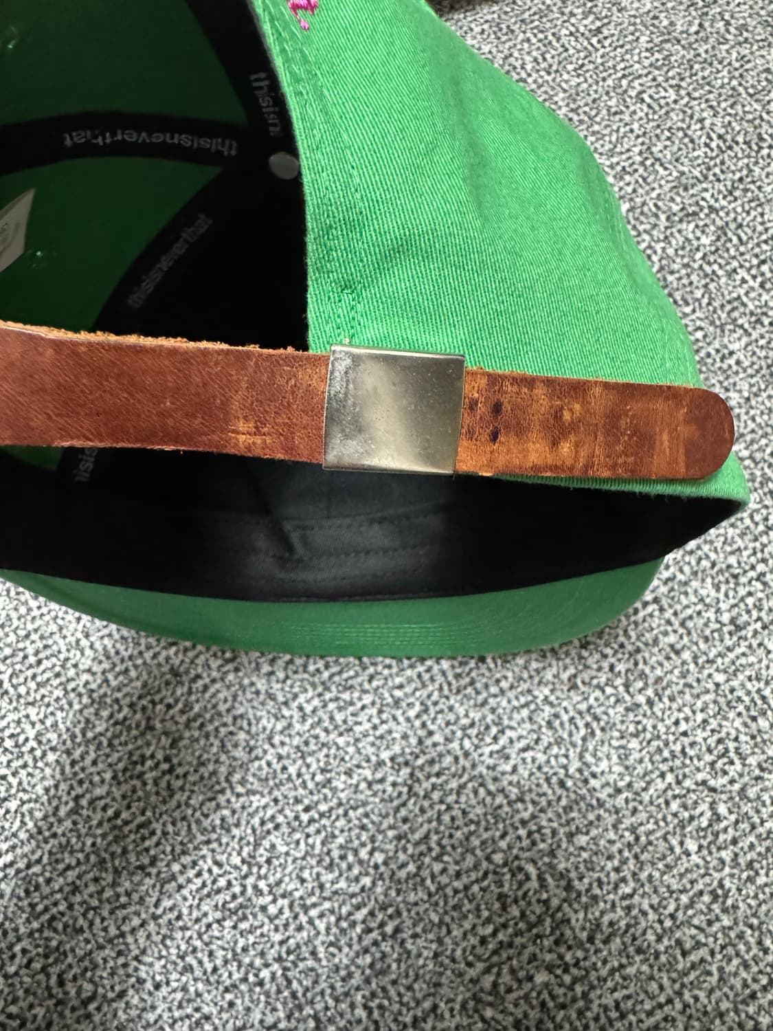 Thisisneverthat 디네뎃 자수 캡 볼캡  상품이미지5