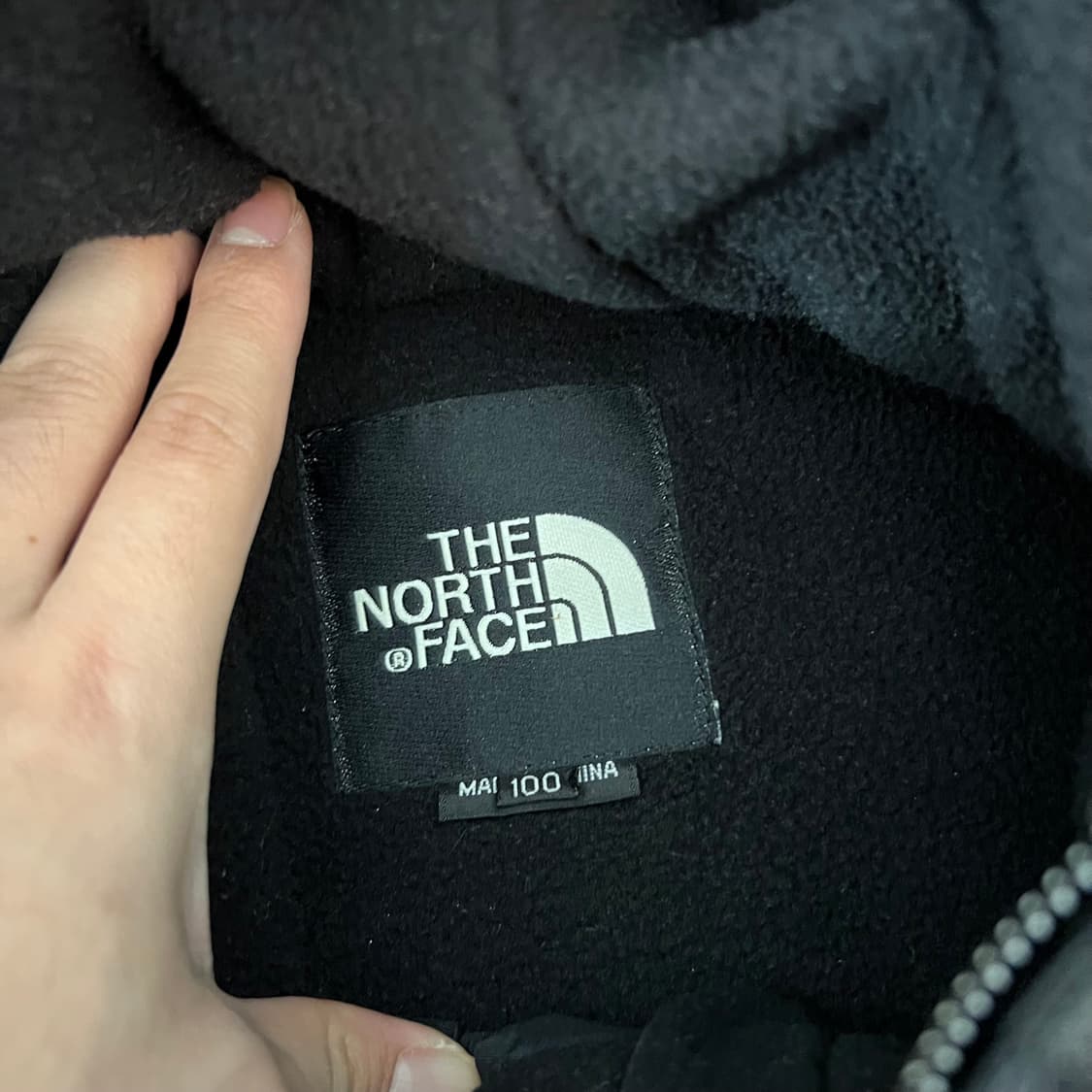 노스페이스 오버사이즈 로고 후드 바람막이 자켓 상품이미지5