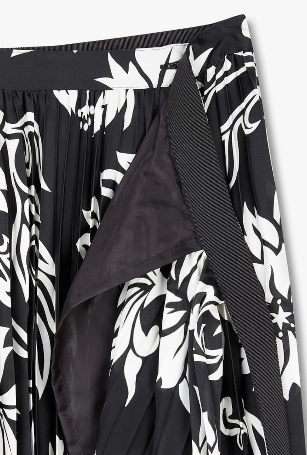 사카이 플로럴 프린트 플리츠 스커트 상품이미지5