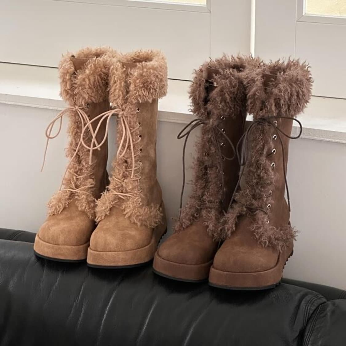 [새상품/택O] 루루서울 Puffy Fur Boots 225 상품이미지2