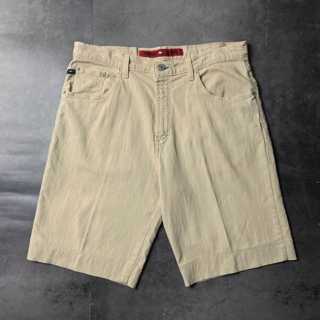 TOMMY JEANS 00s 타미진스 베이지 하프팬츠 A01194 상품이미지1