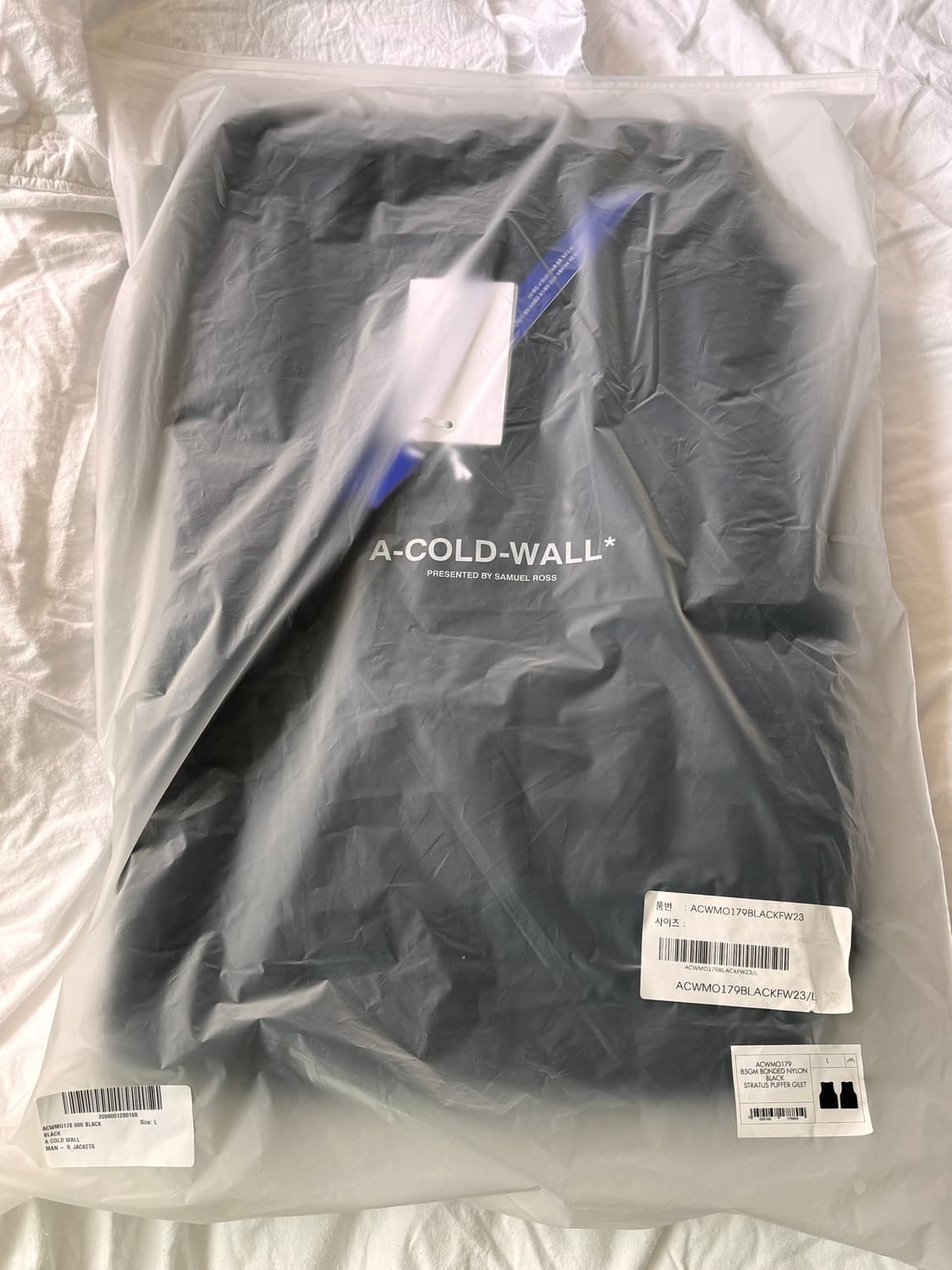 A Cold Wall 패딩 베스트 다운 조끼 블랙 상품이미지10