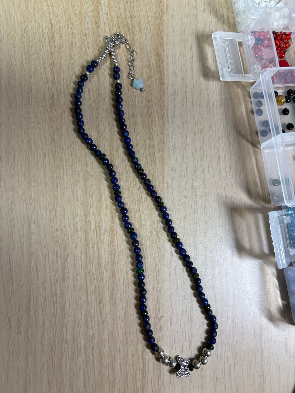 clean navy necklace 상품이미지3