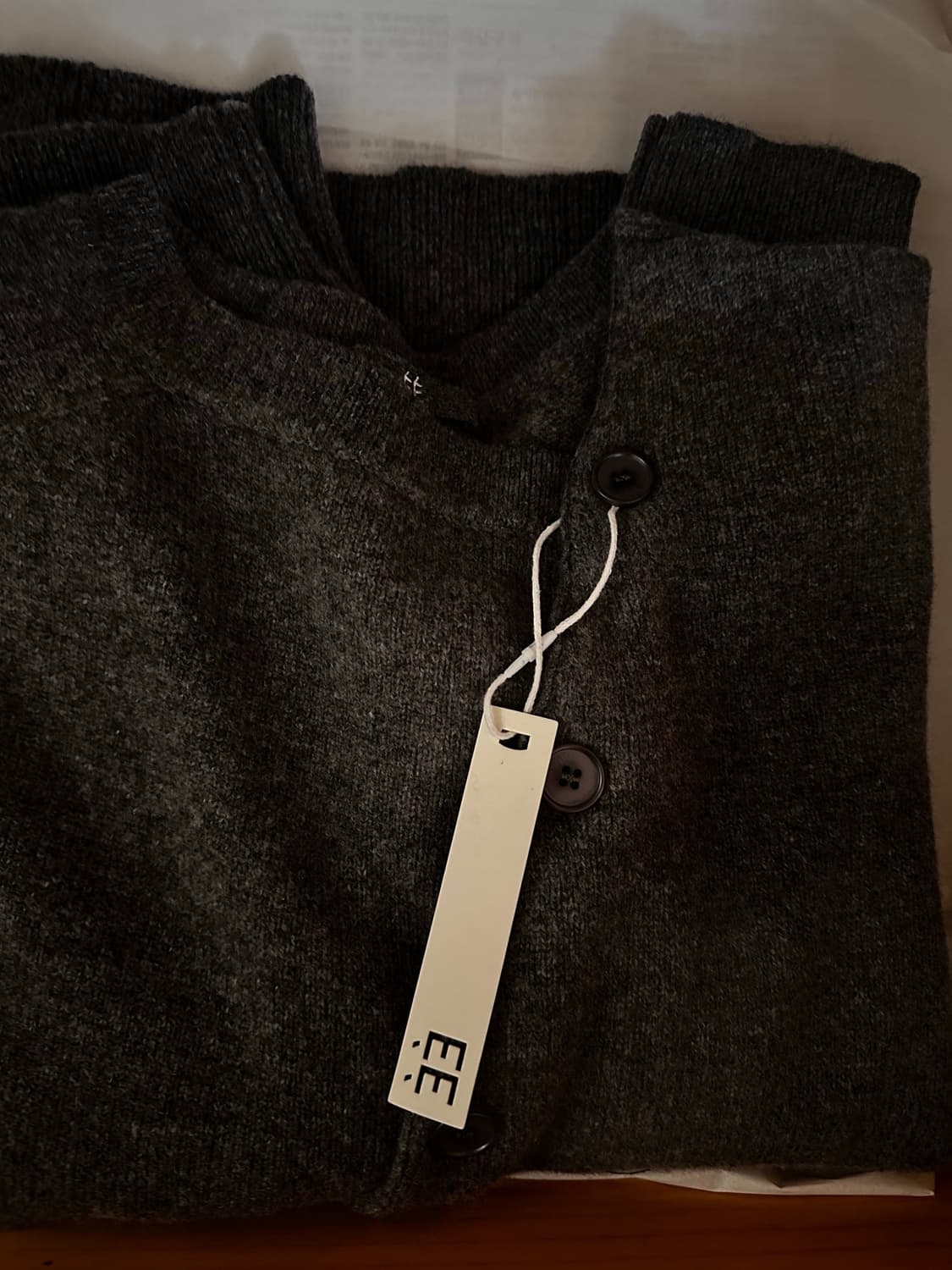 EE 가디건 그레이 L 상품이미지2