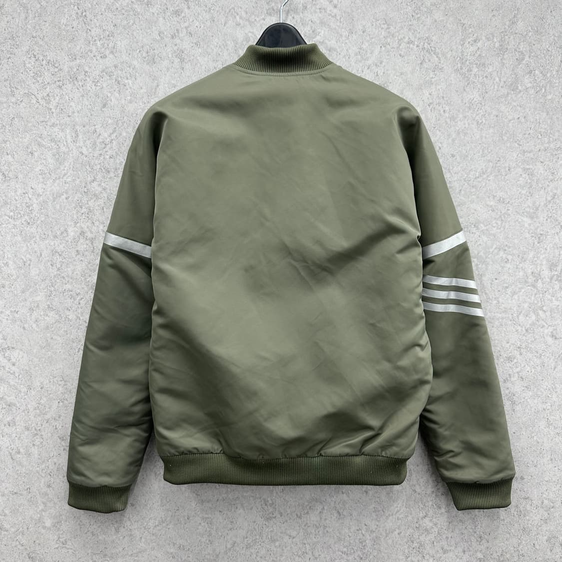 90 아디다스 여자 양면 리버서블 뽀글이 항공점퍼 상품이미지4