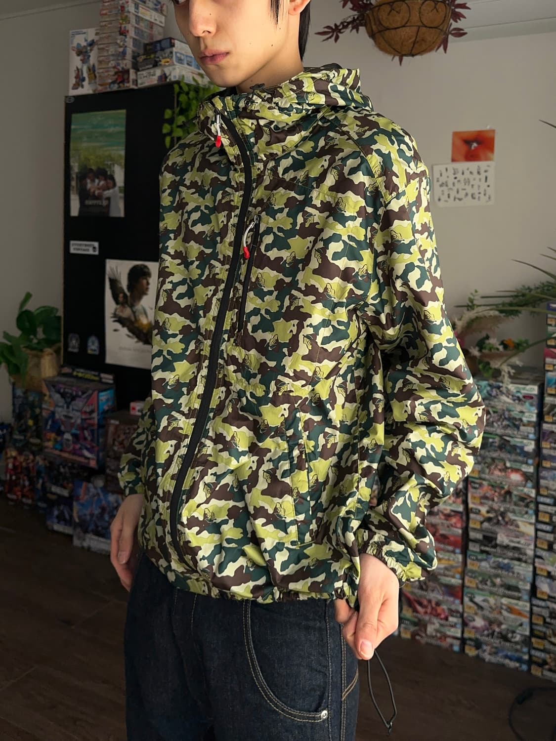 Green Stage 프로그스킨 카모 윈드 브레이커 상품이미지4