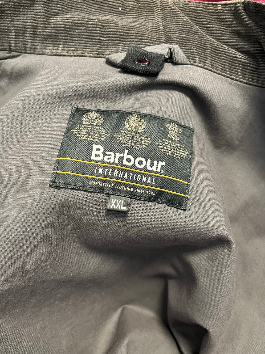 바버 인터내셔널 블랙 자켓 XXL 상품이미지5