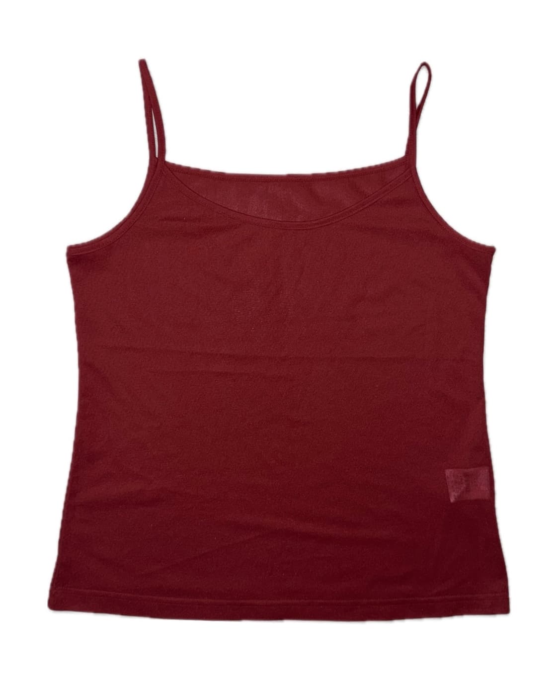 빈티지 레드 시스루 슬리브리스 상품이미지1