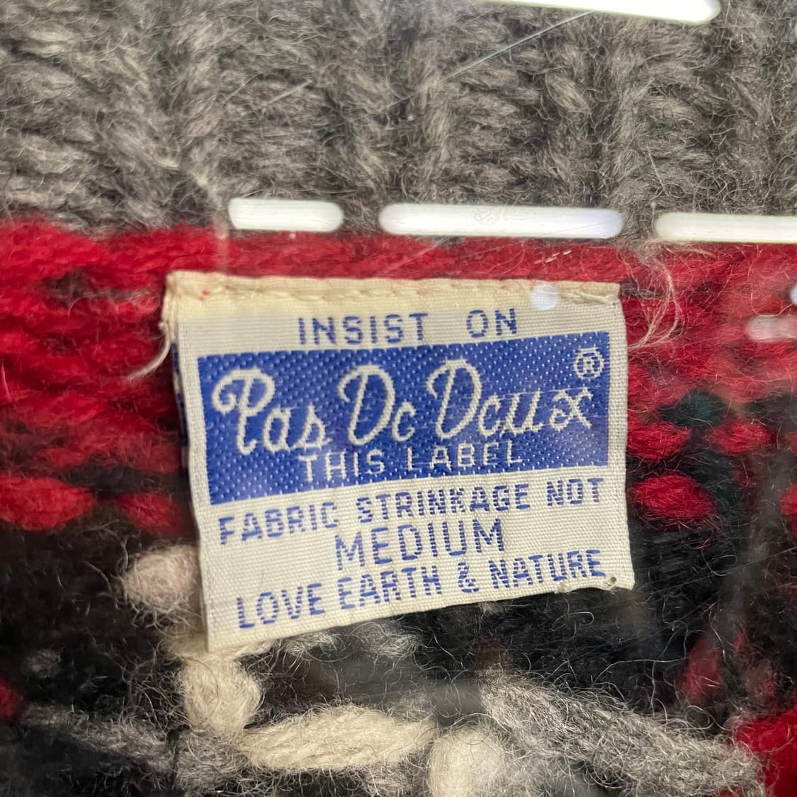 90s 파스듀 빈티지 울 코위찬 자켓 상품이미지9