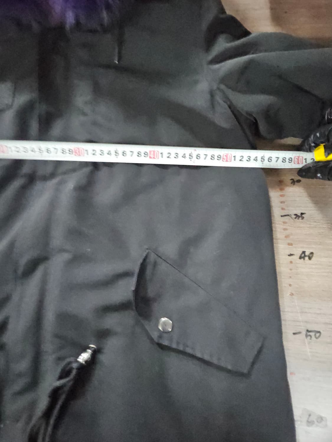 야상 퍼플퍼 롱 자켓 L 상품이미지9