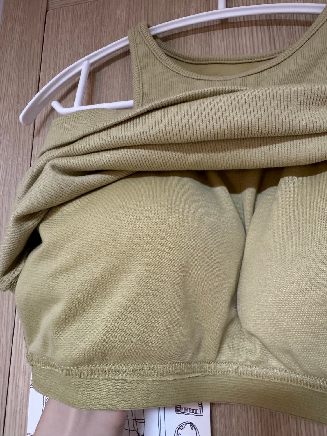 슬리브리스 패드 내장 탑  상품이미지3