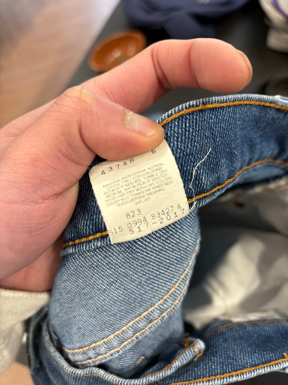 90s Levis 517 오렌지 탭 상품이미지6