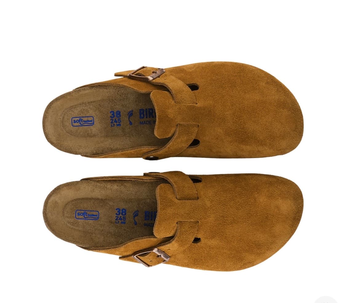 버켄스탁 보스턴 내로우 브라운 뮬 상품이미지1