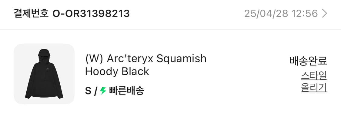 아크테릭스 스쿼미시 여성 s 상품이미지2