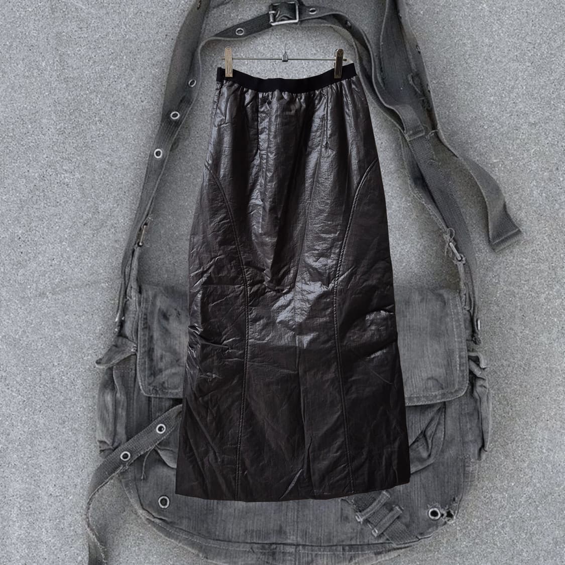 Vintage Metallic sporty Skirt 상품이미지2