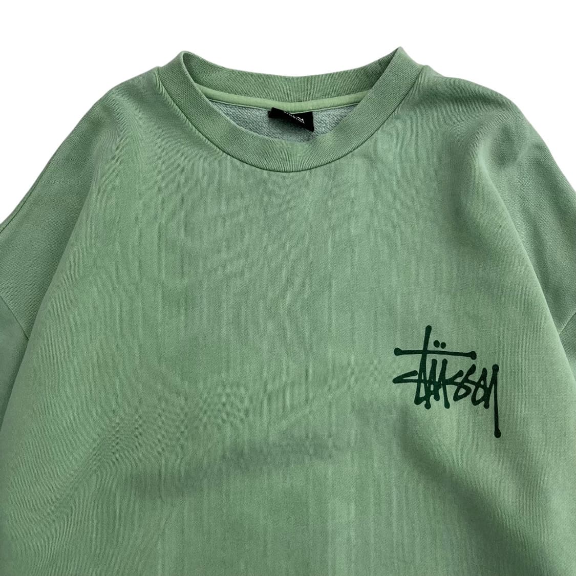 스투시 미니로고 말차맛 맨투맨 L 상품이미지6