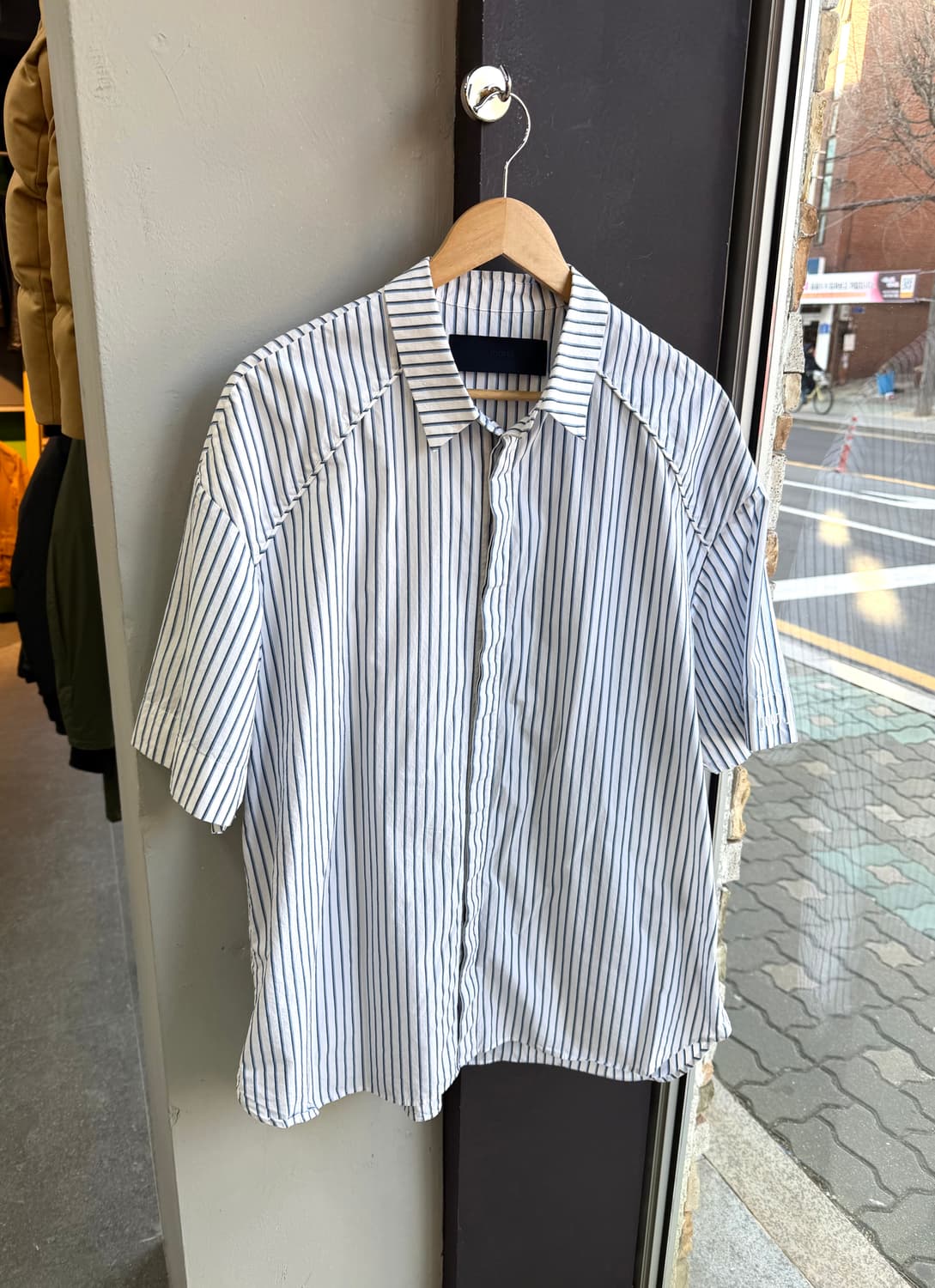 48(104)/ 준지 19-20S/S 스트라이프 셔츠 반팔 상품이미지2