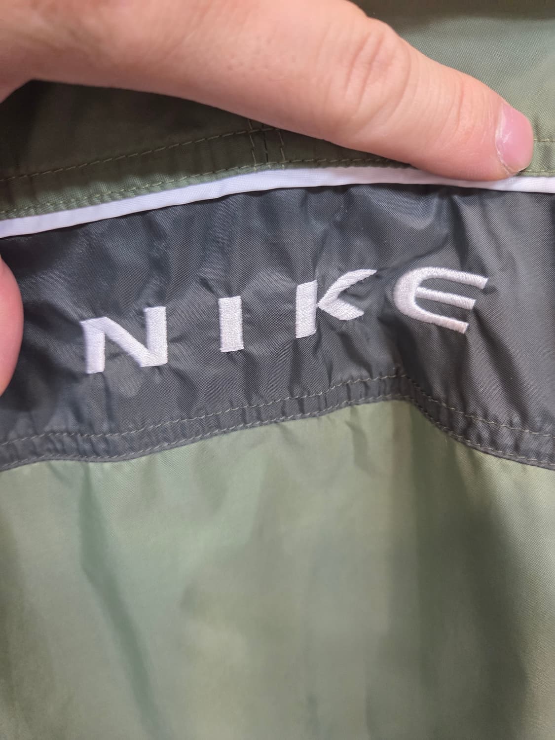 나이키 올드스쿨 빈티지 자수로고 반집업 아노락 자켓 L xl 상품이미지3